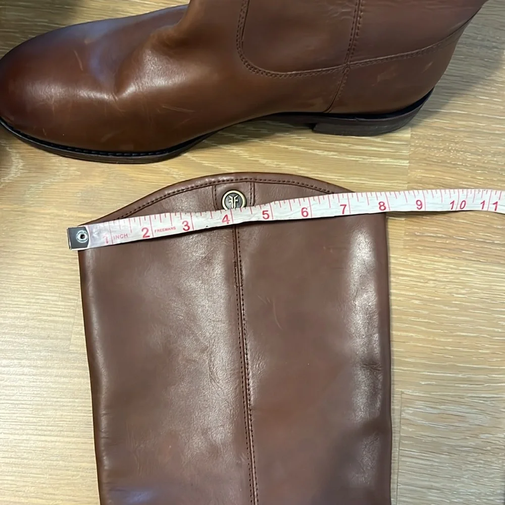 Frye Melissa Classic Women's Tall Leather Riding Boots - Brown size 10 NWOB